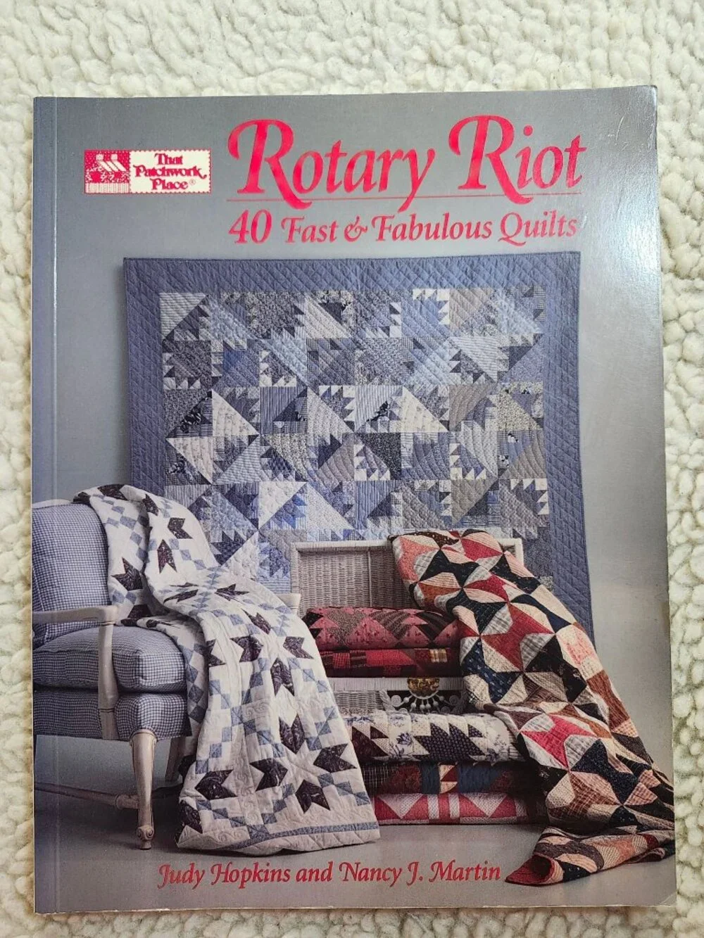 Rotary Riot 40 Fast & Fabulous Quilts Judy Hopkins Nancy J Martin Softcover - Picture 1 of 14